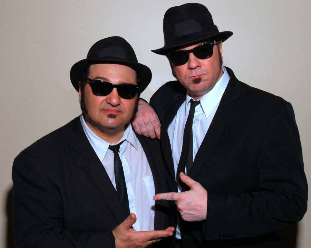 AWESOME TWOSOME: Wayne Catania and Kieron Lafferty did a stellar job of emulating The Blues Brothers legend. AWESOME TWOSOME: Wayne Catania and Kieron Lafferty did a stellar job of emulating The Blues Brothers legend.